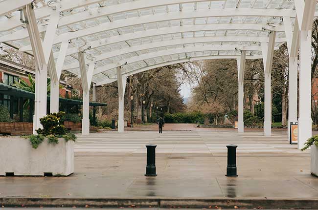 outdoor covered plaza 